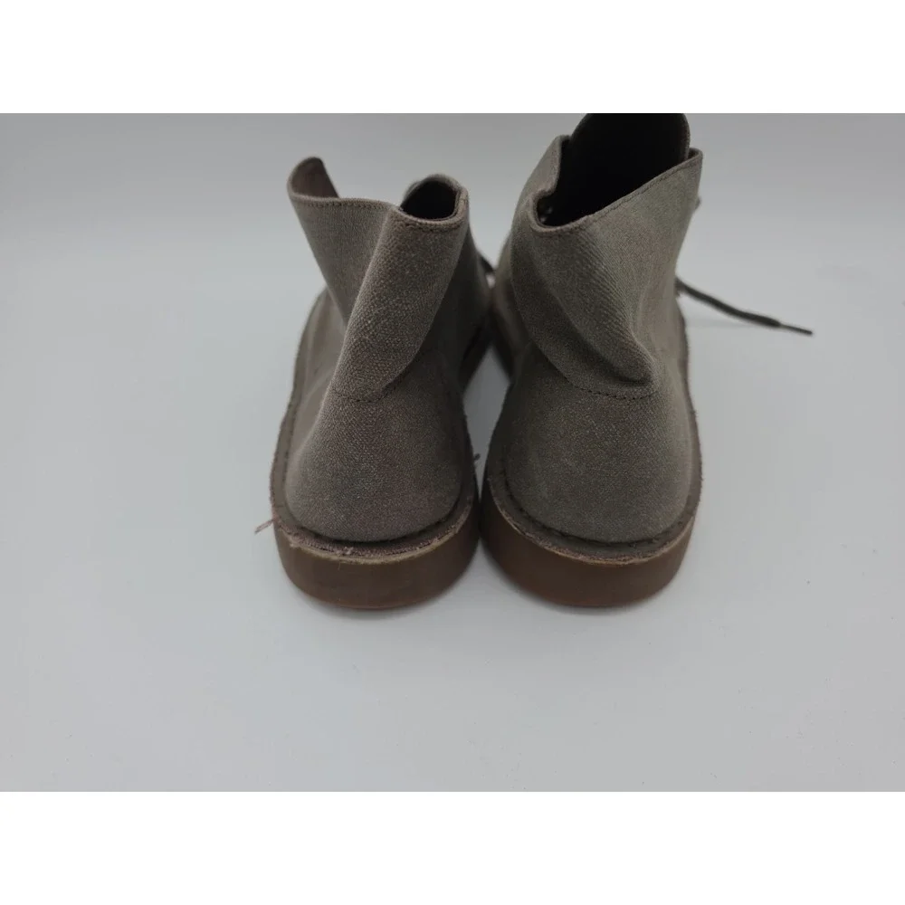 Clarks Canvas Boots Mens Size 13 Gray In Goos Shape